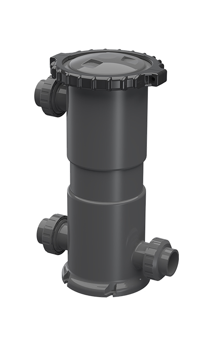 Nano Fiber Vortex Filtre 17 m3/h Giriş-Çıkış Aynı Yön