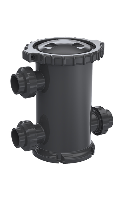 NANO FİBER VORTEX FİLTRE 5 m3/h GİRİŞ-ÇIKIŞ 180°